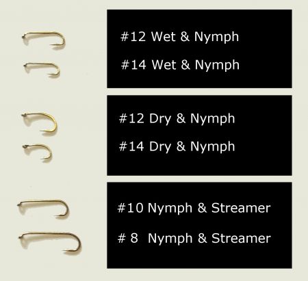 Fly Tying Gear - * Fly Hooks - TROUT mixed sizes/types available