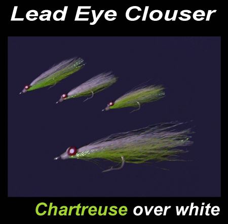 FLY - Clouser Lead Eye - Chartreuse
