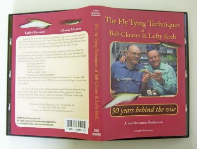 50 Years Behind the Vise - DVD The Fly Tying Techniques of Bob Clouser & Lefty Kreh