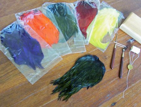 Feathers - Cock Capes Dyed
