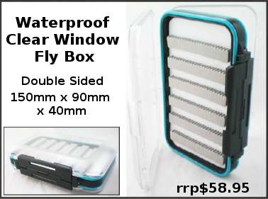 Double sided WATERPOOF fly box