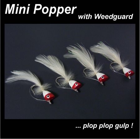 FLY - 4 MINI POPPERS - Red/White
