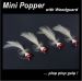 FLY - 4 MINI POPPERS - Red/White