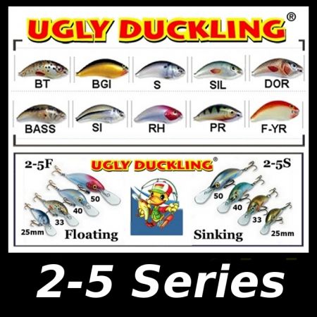 Ugly Duckling Lures 2-5 Series