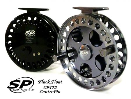 Spin Rods & Reels - South Pacific Black Float CP475 CentrePin Reel