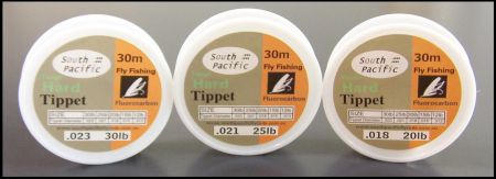 TIPPET - South Pacific HARD Fluorocarbon 20lb 25lb 30lb