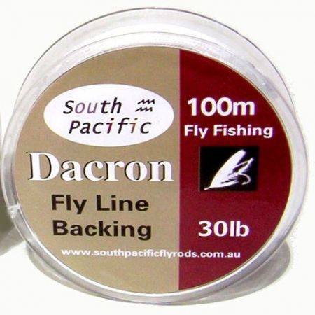 Fly Lines-Leaders-Loops - White Dacron Fly Line Backing - 100m / 30lb