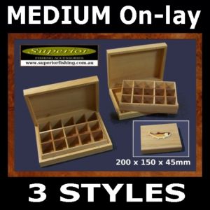 Superior Medium On-lay FLY & LURE BOX