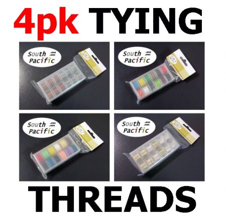 South Pacific - 4 Pack of TYING THREADS